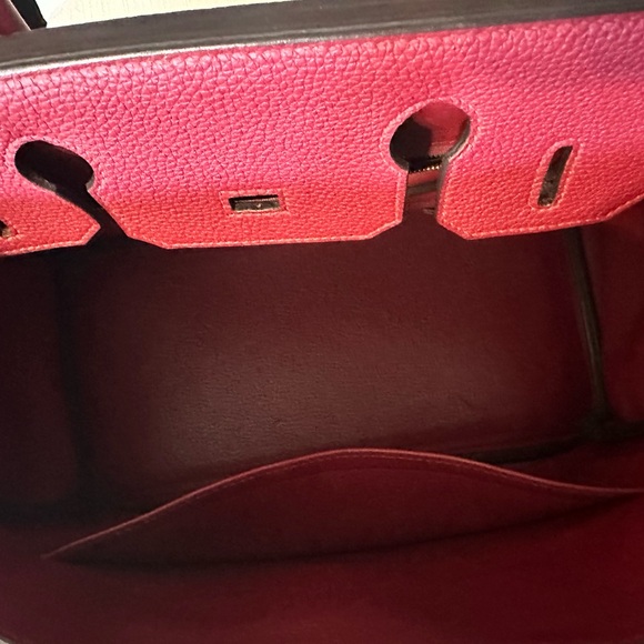 (Sold) Hermes Birkin 30 Bordeaux clemence leather - Picture 13 of 16